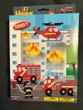 Hama 3441 - Perles à repasser les pompiers