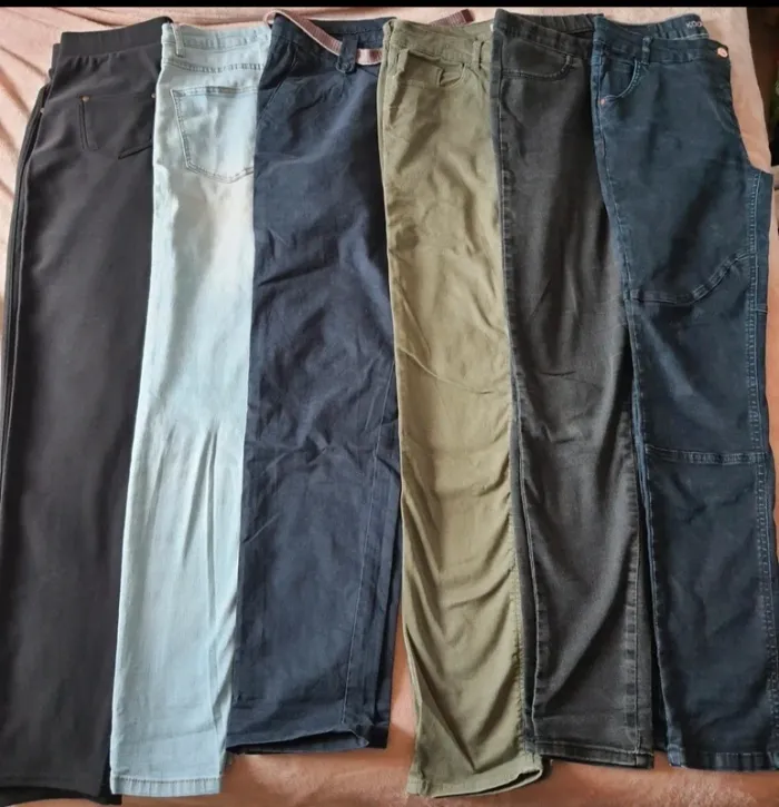 Lot 6 pantalons femme taille 40