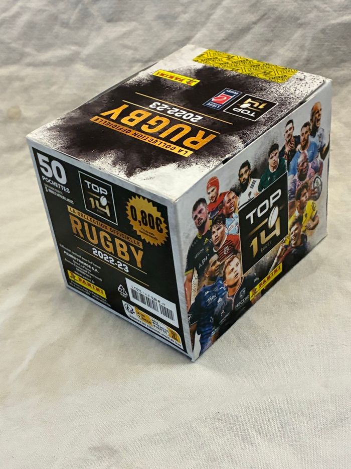 Box 50 sachets Panini stickers Rugby Top 14 2022/2023 🏉 - photo numéro 3
