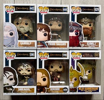 Lot de 6 Figurines Funko Pop Lord Of The Rings/ Le Seigneur Des Anneaux