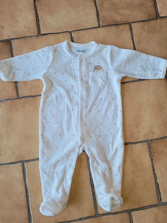 Pyjama 1 pièce vertbaudet mouton 6mois