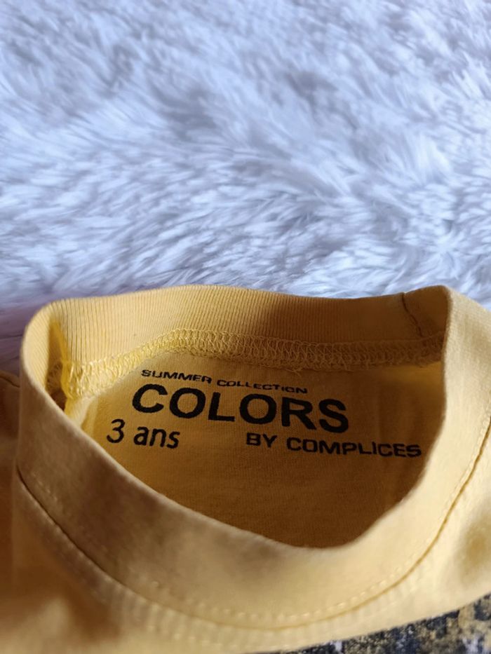 T-shirt manches courtes flags T. 3 ans Complices - photo numéro 5