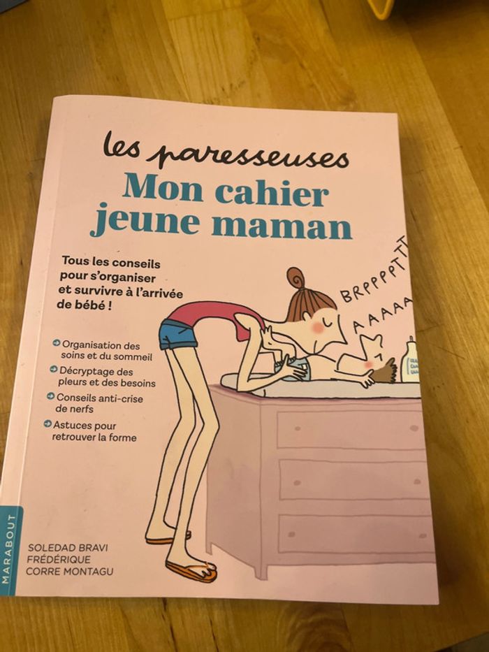 Les paresseuses Mon cahier de jeune maman