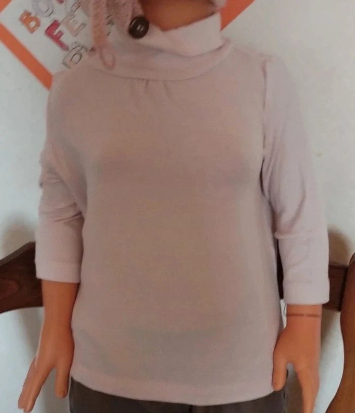 Tee shirt col roule - photo numéro 3