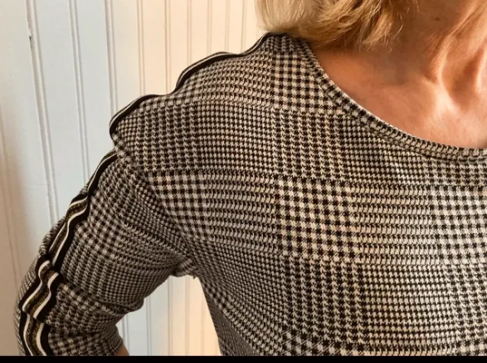 Robe motifs pied-de-poule - photo numéro 3