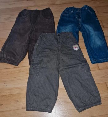 Lot pantalon 18 mois