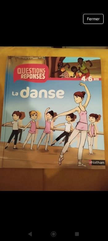 Livre Questions-réponses "la danse"