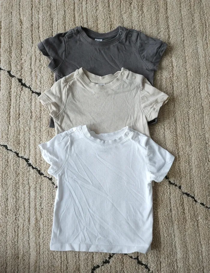 Lot de 3 t-shirts 68