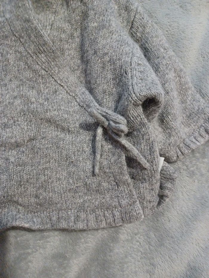 Gilet cache coeur capuche 1 mois - photo numéro 3