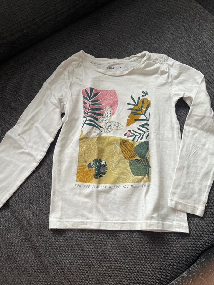 Ter shirt manche longue fille