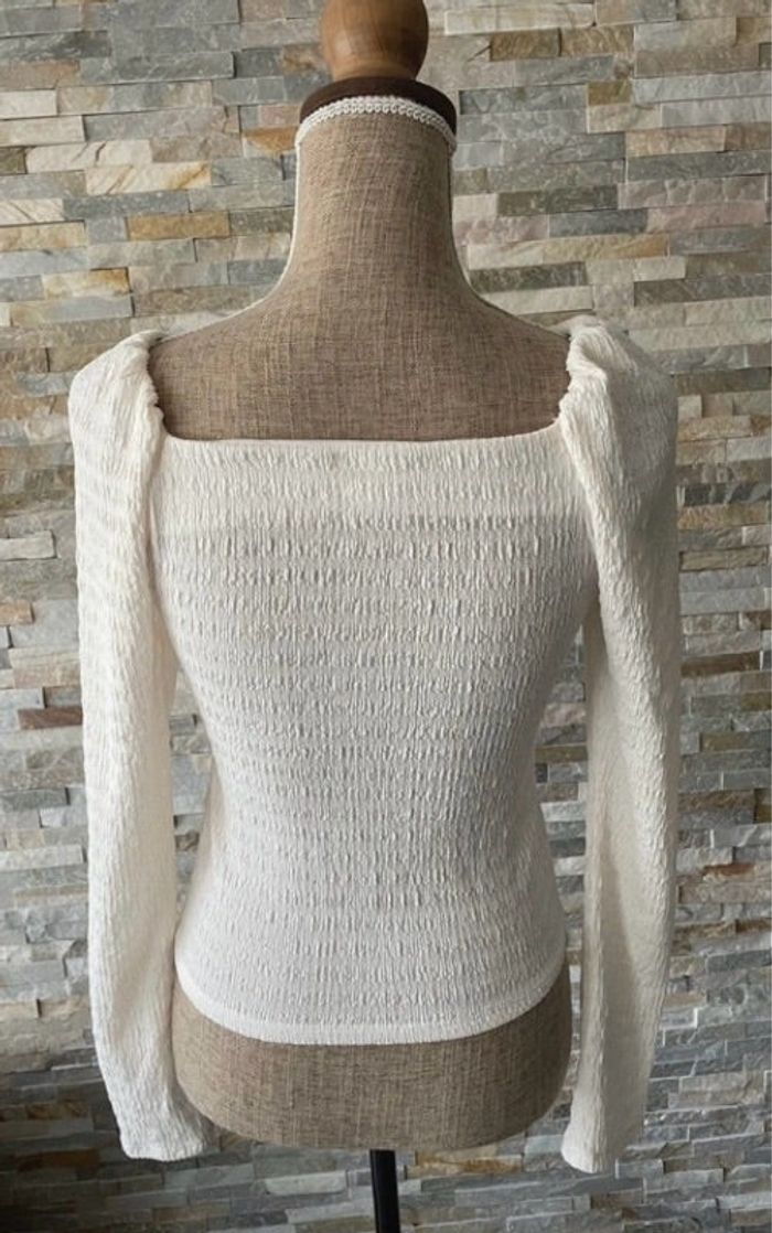 Blouse blanc cassé H&M taille XS