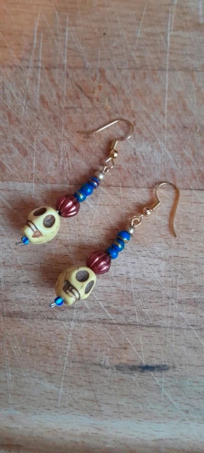 Boucle d'oreille mexicaine amerindien