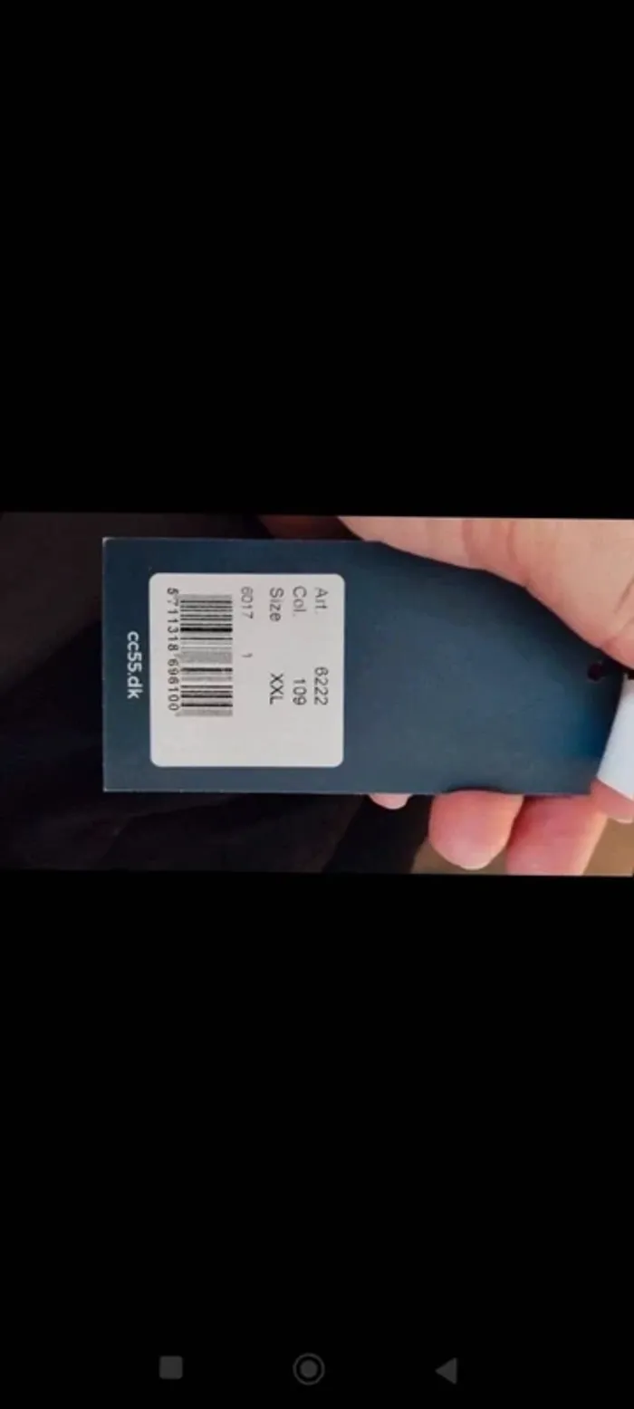 Grand gilet noir taille xxl avec écritures bleu femme - photo numéro 4