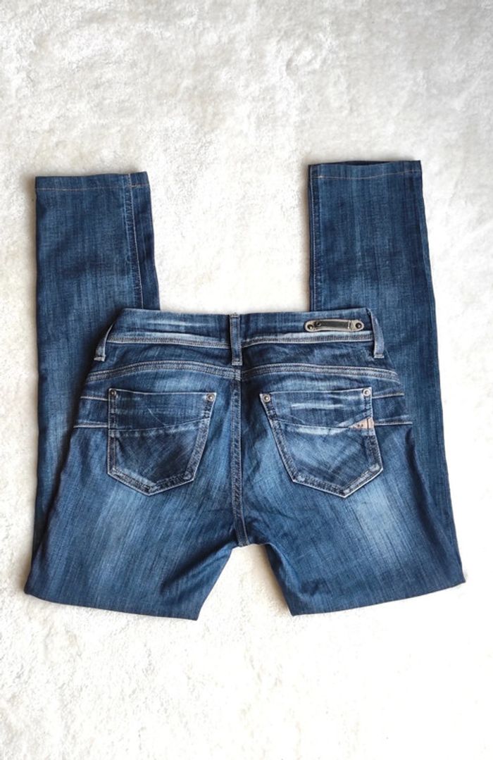 Jean Meltin Pot skinny fit taille basse W28 L32 coton élasthanne