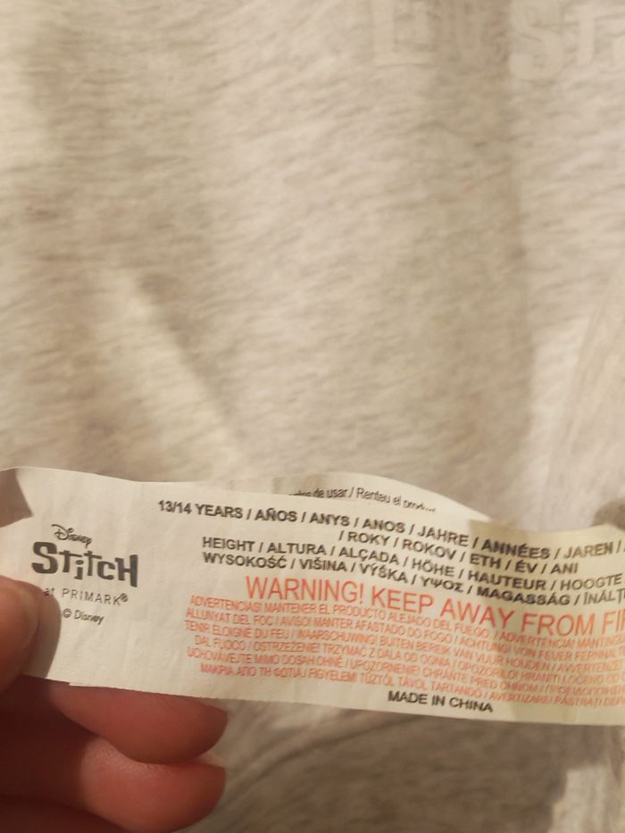 weat Disney Stitch & Angel Primark – 13/14 ans – coton/polyester - photo numéro 5