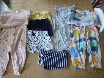 Lot fille printemps été 9-12 mois