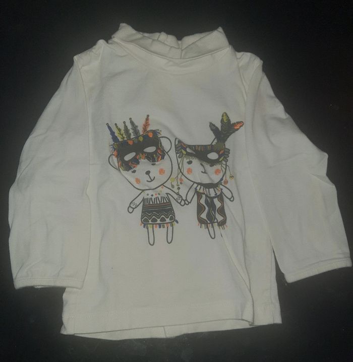 Lot 4 T-Shirt ML col Roulé (18 mois) - photo numéro 2