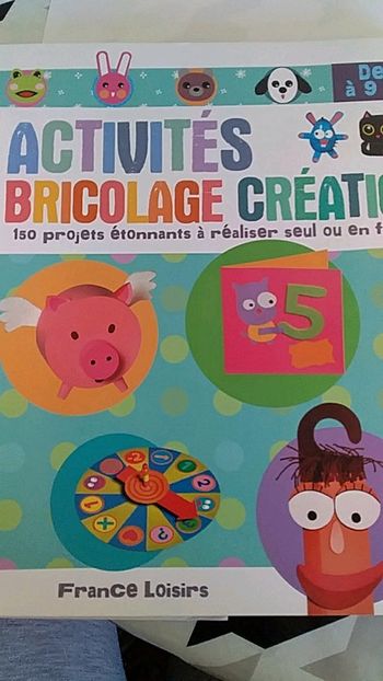 Activité bricolage création 4 à 9 ans