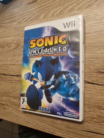 sonic unleashed la malédiction du hérisson nintendo wii complet