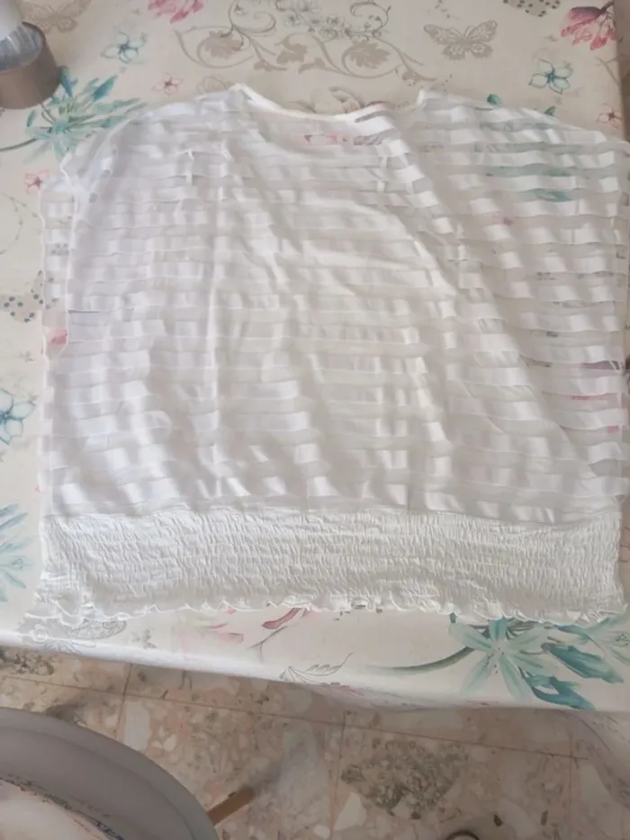 T shirt blanc t L - photo numéro 3