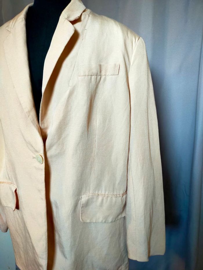 Veste blazer H&M – Taille M – Lin & Viscose - photo numéro 3