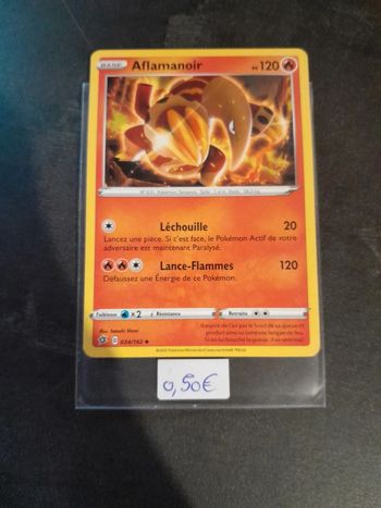 Carte Pokémon Aflamanoir 34/192