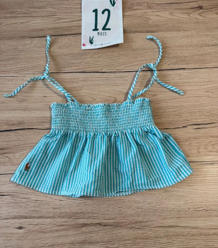 Petit haut à bretelles Ralph Lauren 12 mois