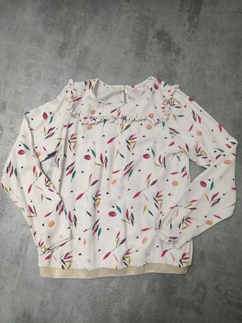 Blouse fleurie 12ans