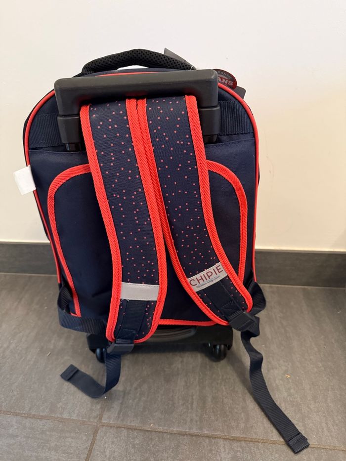 Cartable sac à dos roulette chipie  neuf - photo numéro 7