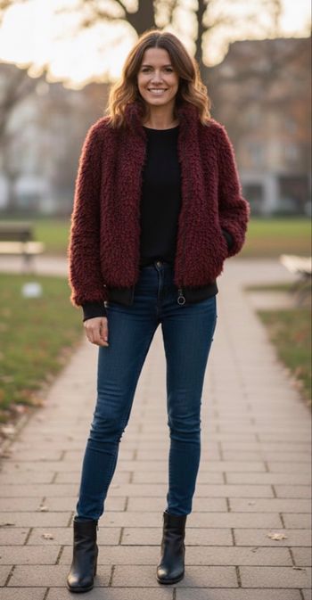 Veste Bomber Moumoute Jennyfer neuf Taille S