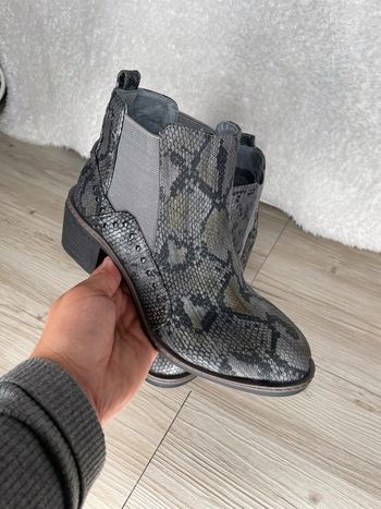 Bottine motif serpent LPB