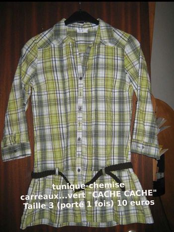chemisier  "cache-cache"  taille3
