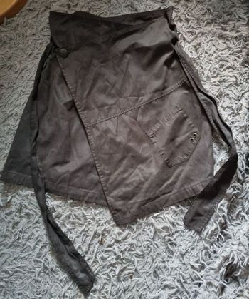 Jupe porte-feuille marron 34