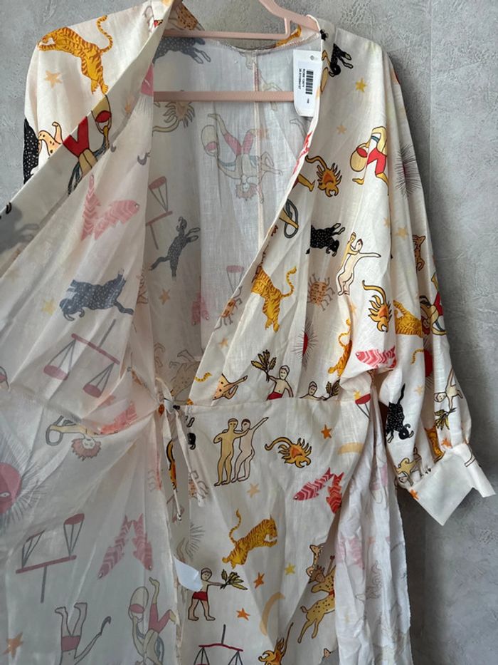 Robe courte cache cœur à motif t 38 - photo numéro 6