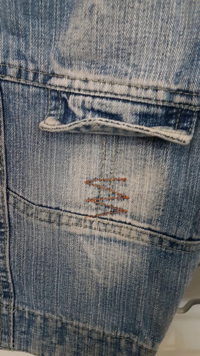 Salopette en Jean 6/9 mois - photo numéro 4