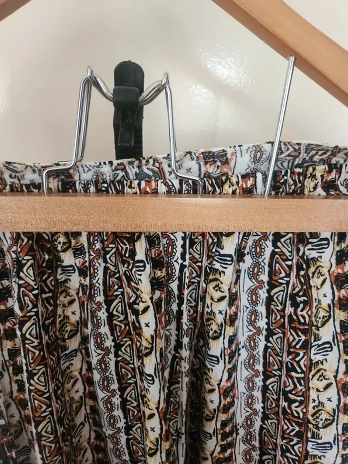 Joli bermuda femme été fendu sur les côtés tissu léger taille M - photo numéro 4