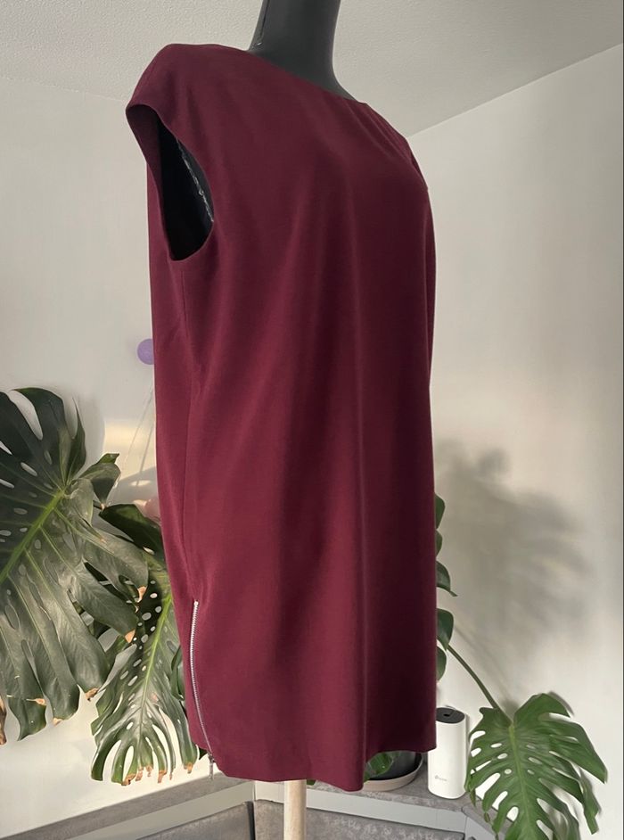 Robe droite bordeaux Bel Air modèle Leandro T2 – neuve avec étiquette - photo numéro 2