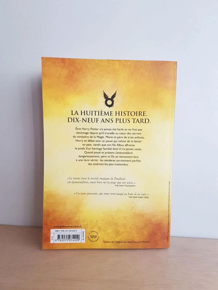 Le Livre Harry Potter et l'enfant maudit - photo numéro 2