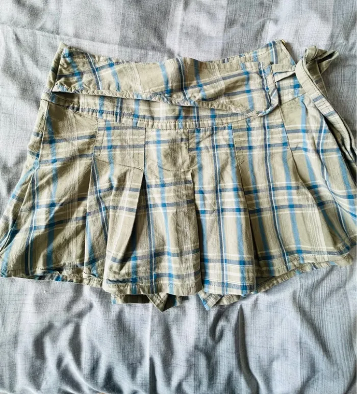 Jupe short à carreaux Promod - photo numéro 4