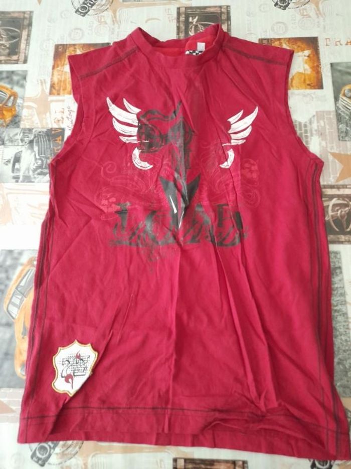 débardeur rouge
