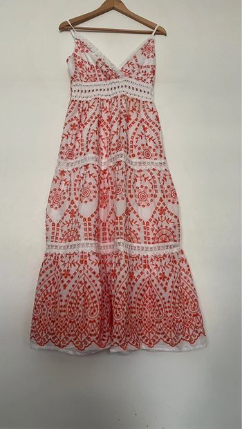 Jolie robe longue d’été en parfait état marque rossa miss taille M 100% coton