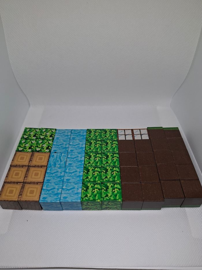 Cube minecraft magnétiques - photo numéro 2