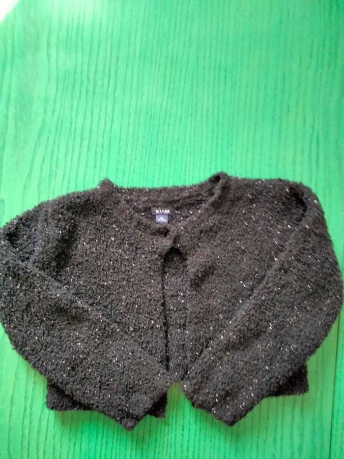 Petit gilet pailleté court