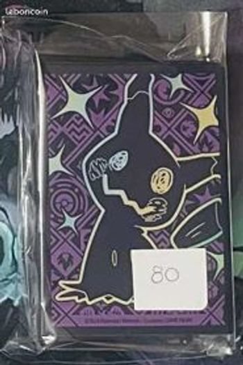 Lot de 80 Sleeves Officielles Pokémon Mimiqui 2024🔥