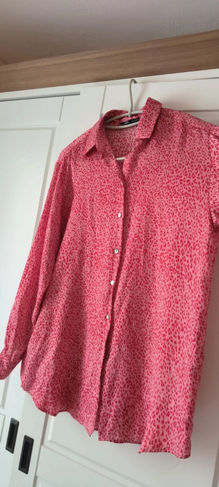 Chemise très fluide zara over size parfait état - photo numéro 4