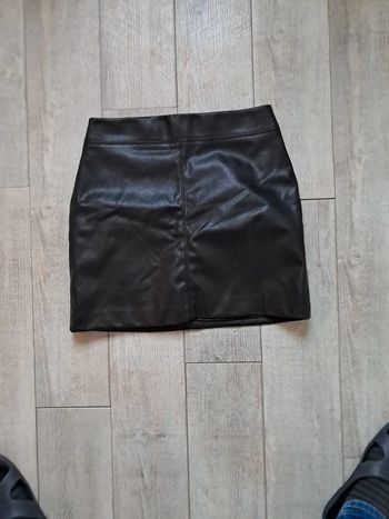Mini jupe effet cuir