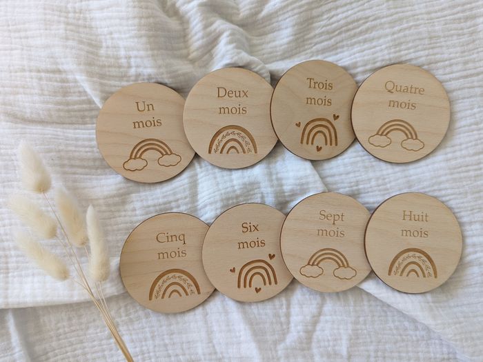 Lot de cartes étapes Arc en ciel