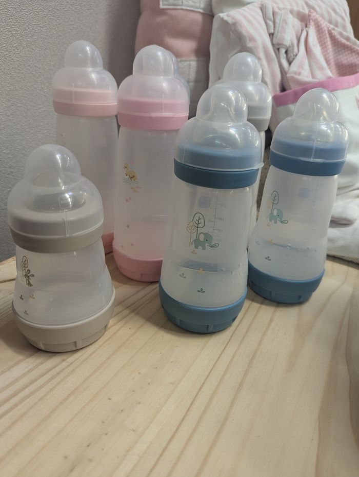 Lot 7 biberons - photo numéro 3