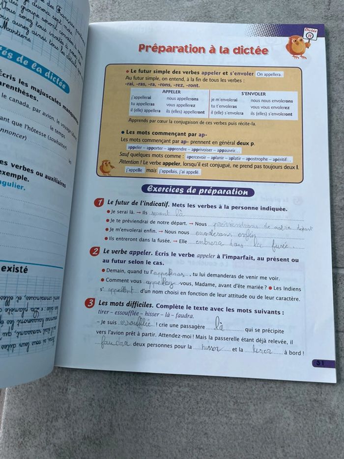 Lot 2 livres dictes CM1 - photo numéro 5