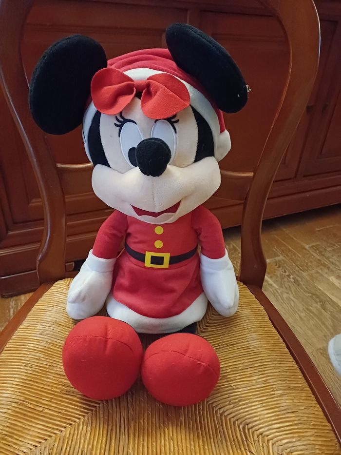 Peluche minnie Noël 55 cm